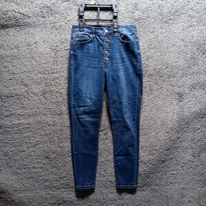 Banana Republic High Rise Slim Jeans Women's 27/4 Button Fly